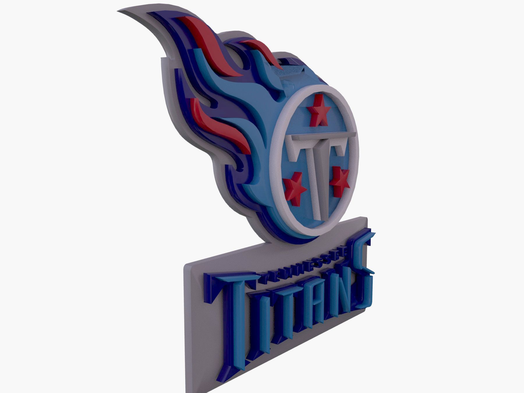 NFL all LOGOS keychan Printable an Renderable 3D print model_61