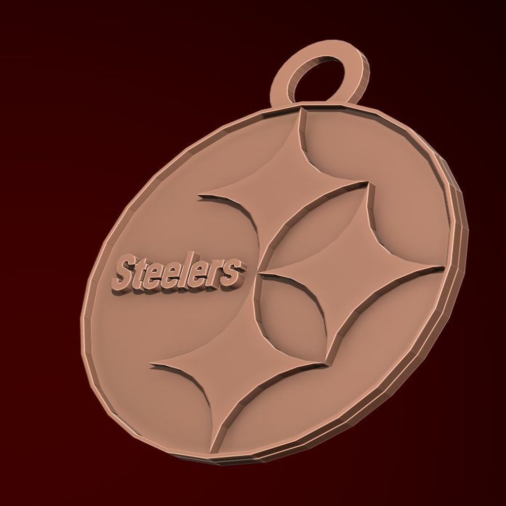 NFL all LOGOS keychan Printable an Renderable 3D print model_65