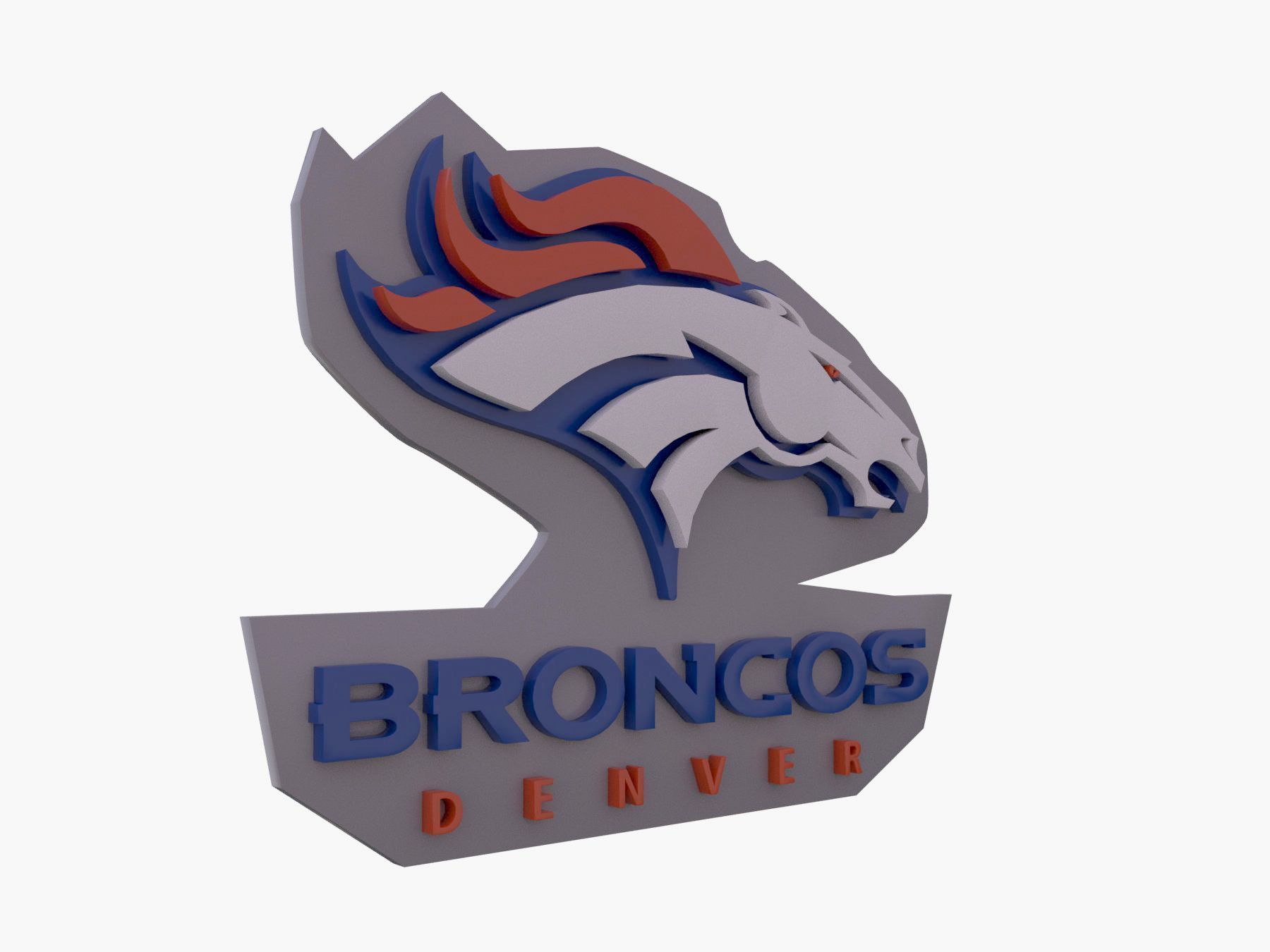 NFL all LOGOS keychan Printable an Renderable 3D print model_20