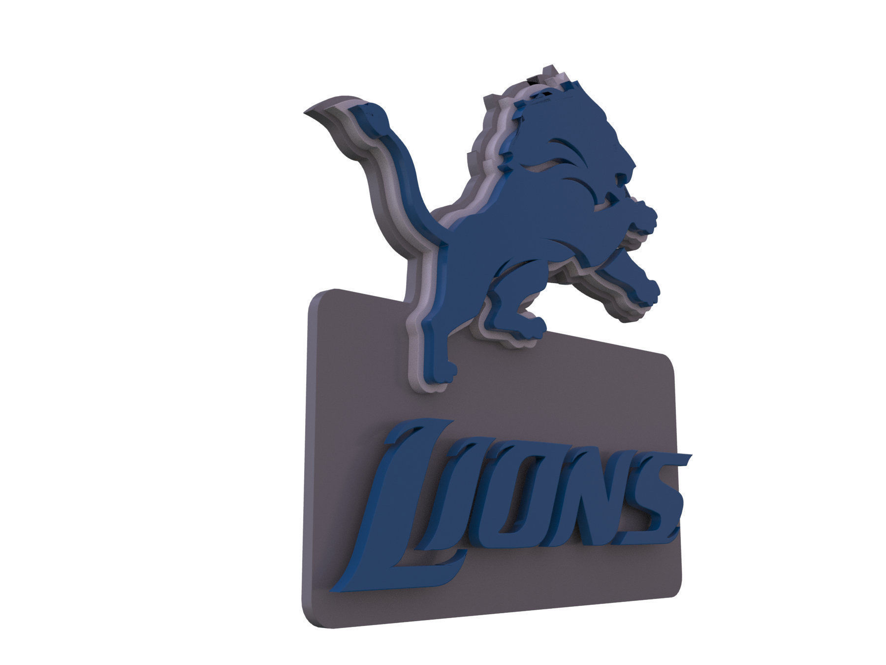 NFL all LOGOS keychan Printable an Renderable 3D print model_39