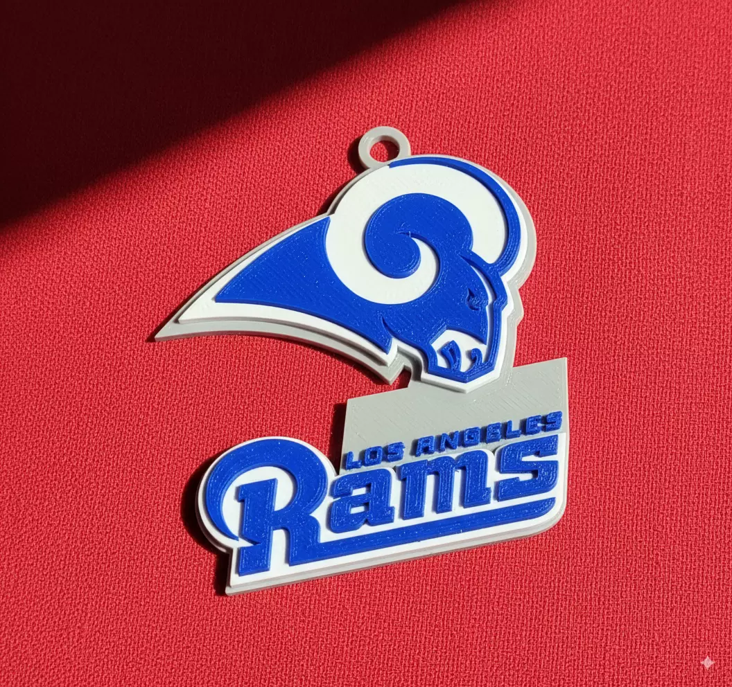 NFL all LOGOS keychan Printable an Renderable 3D print model_83