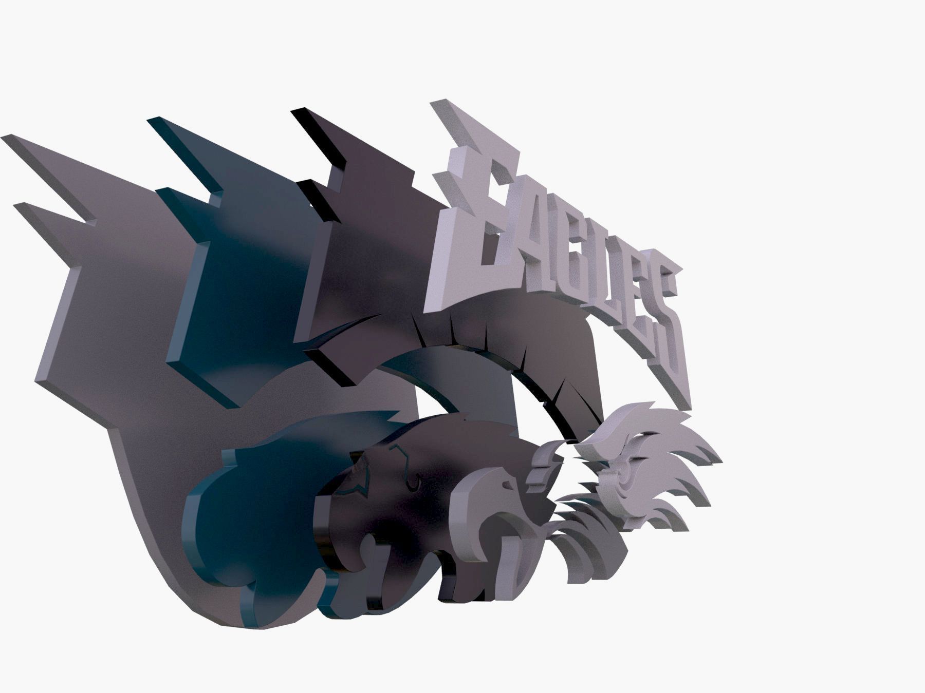 NFL all LOGOS keychan Printable an Renderable 3D print model_34