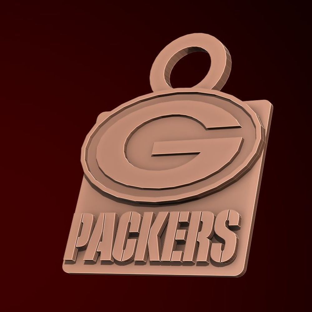NFL all LOGOS keychan Printable an Renderable 3D print model_74