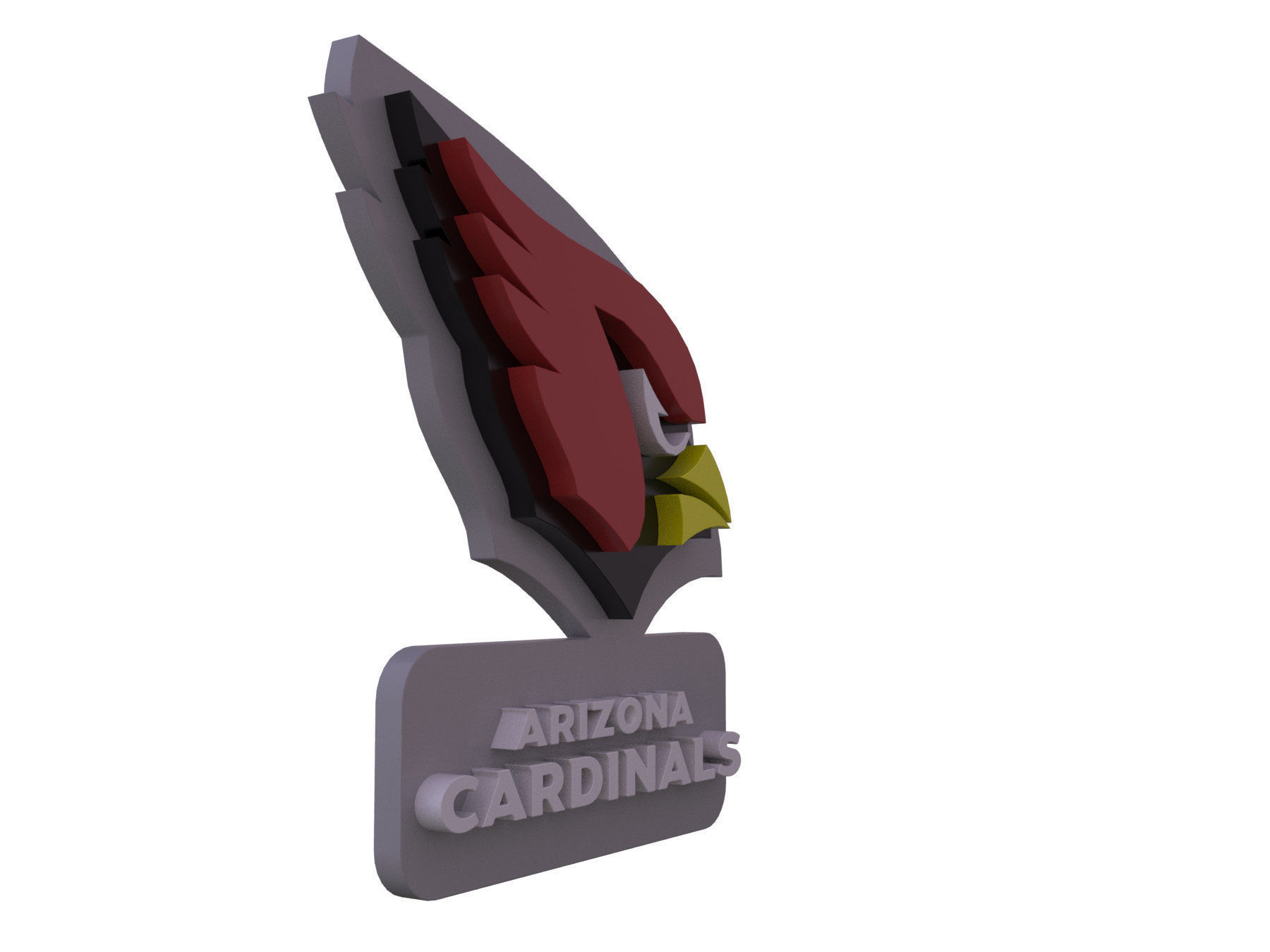 NFL all LOGOS keychan Printable an Renderable 3D print model_11