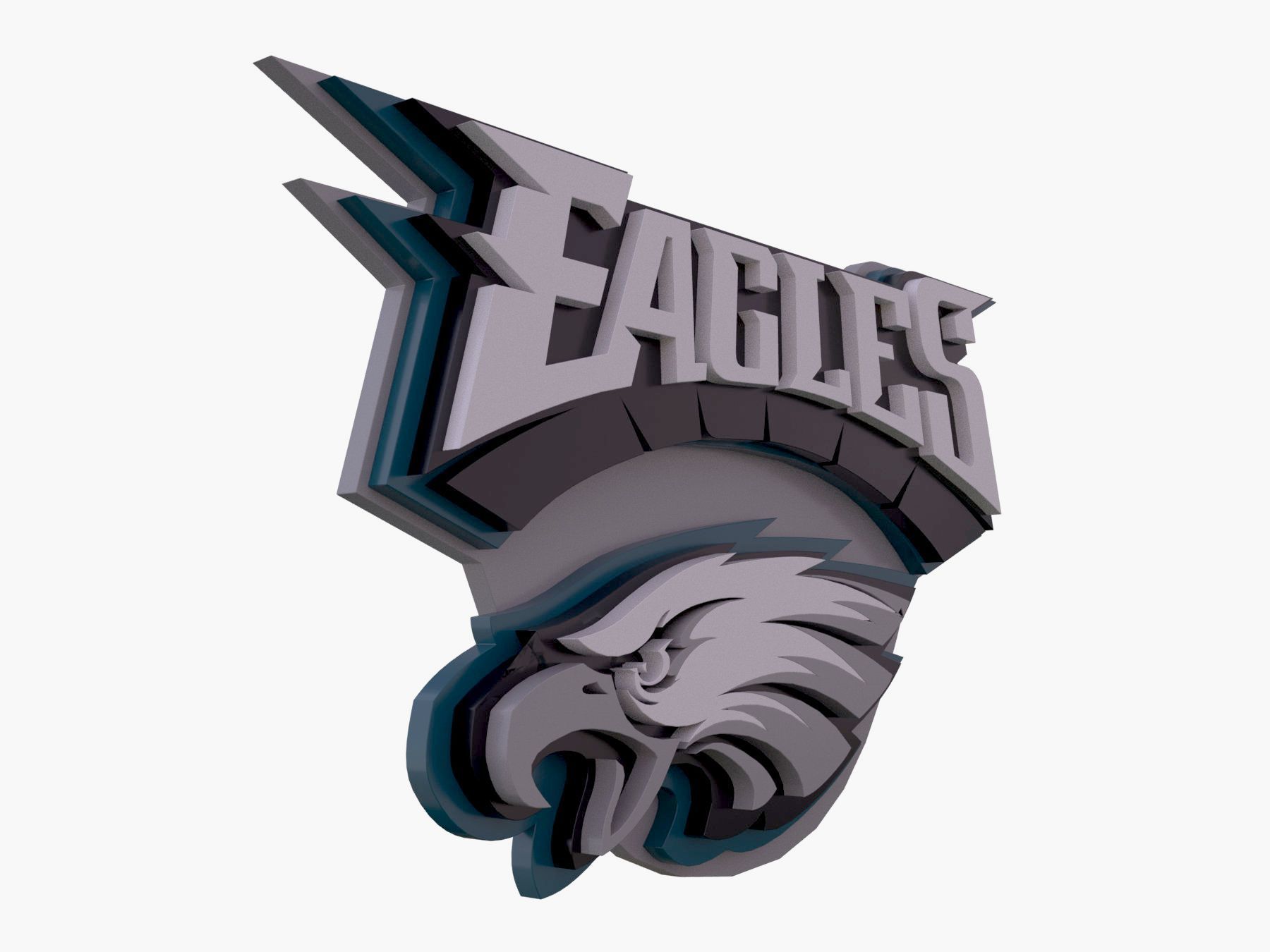 NFL all LOGOS keychan Printable an Renderable 3D print model_33