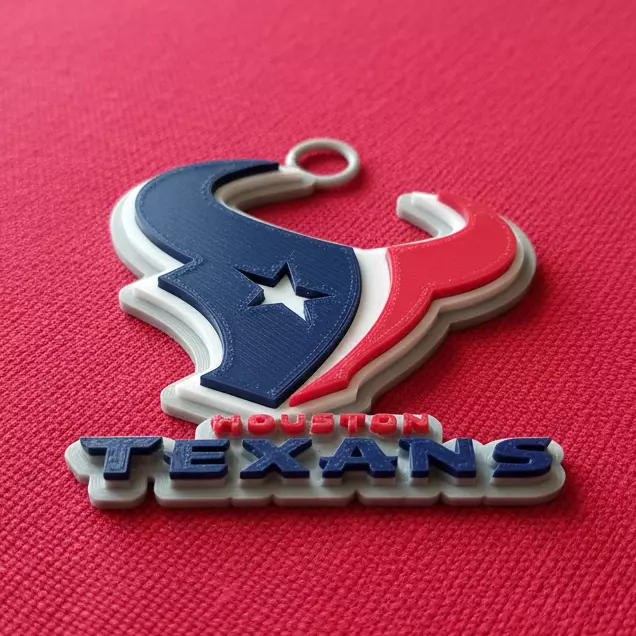 NFL all LOGOS keychan Printable an Renderable 3D print model_80