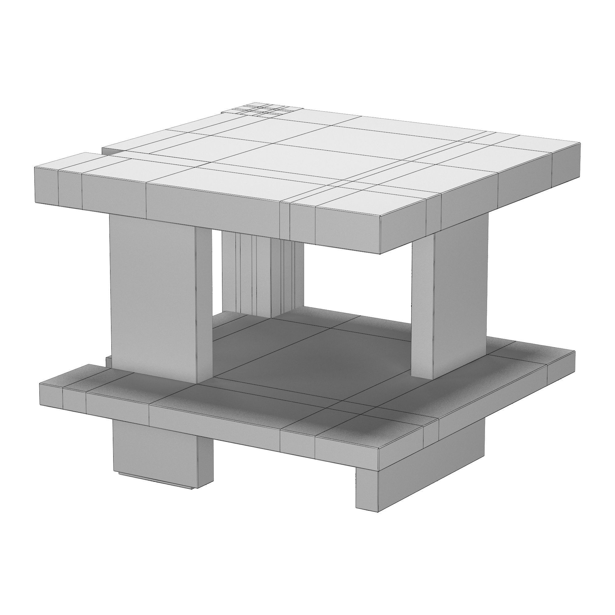 LEAF SIDE TABLE 3D model_4