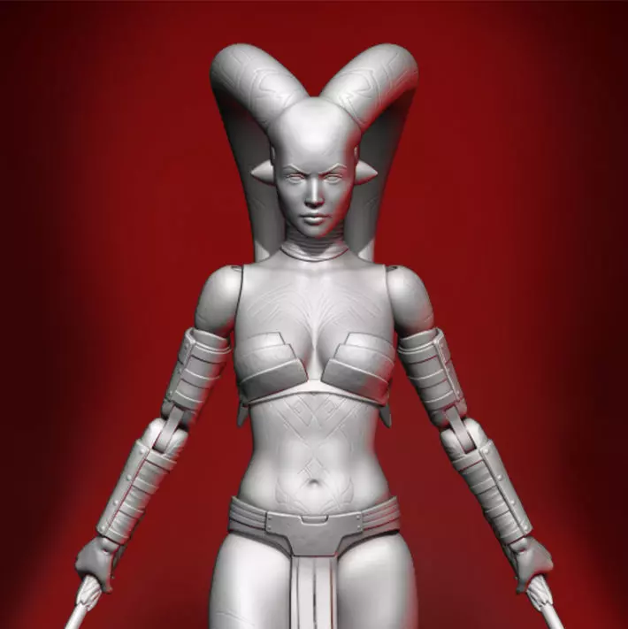 Sith Action Figure 3D print model_0