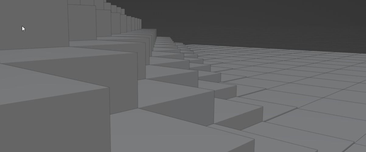 Satisfying Cube Pattern Low-poly 3D model_3