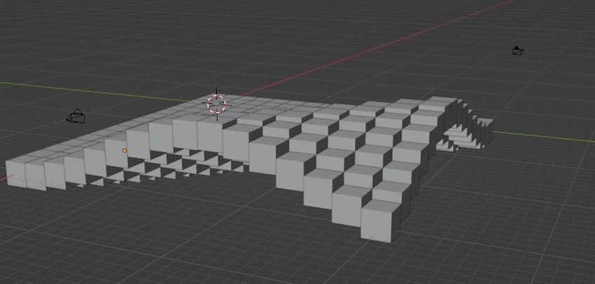 Satisfying Cube Pattern Low-poly 3D model_2