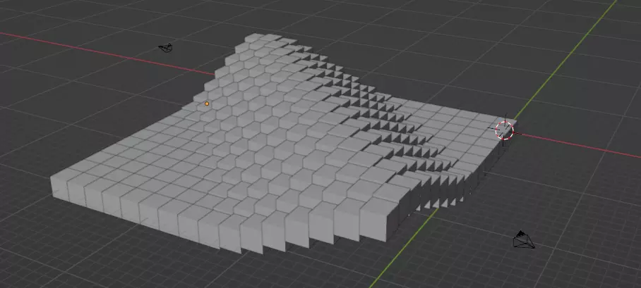 Satisfying Cube Pattern Low-poly 3D model_0
