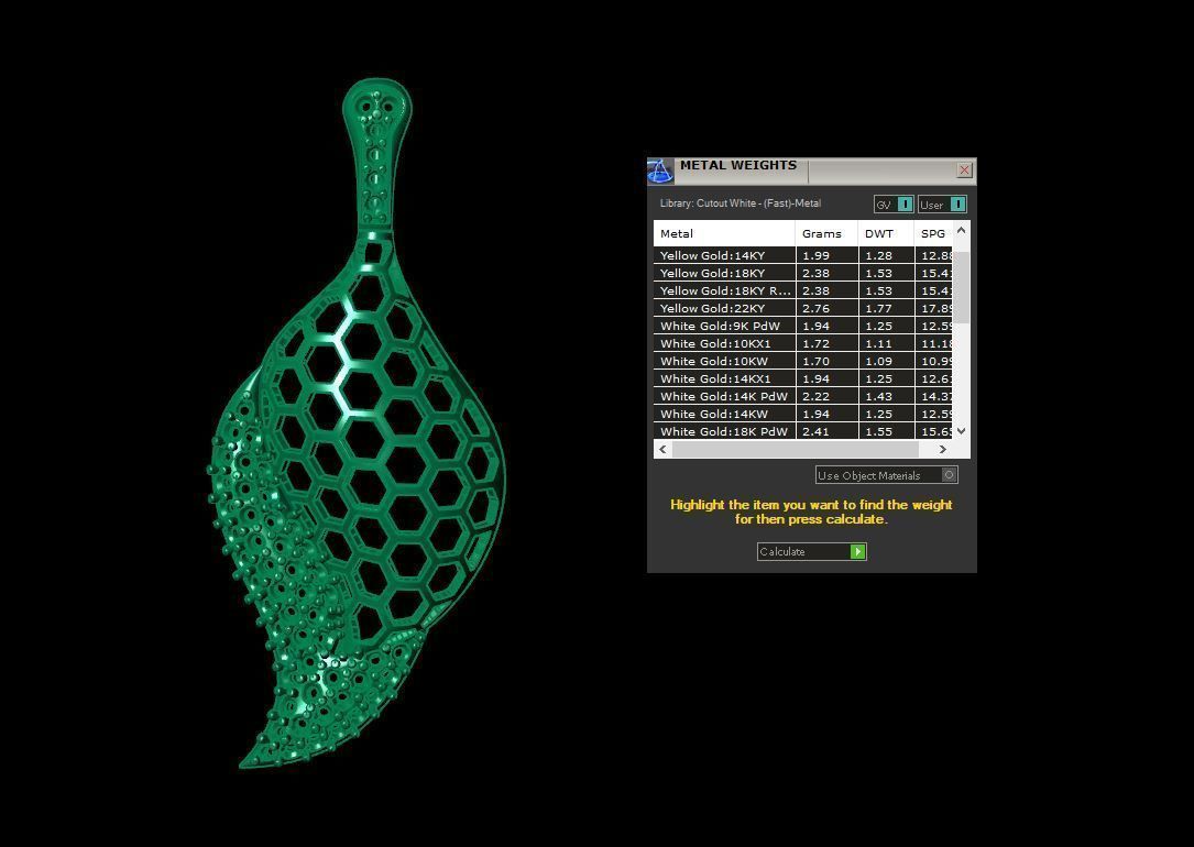 fashion pendant 3D print model_4