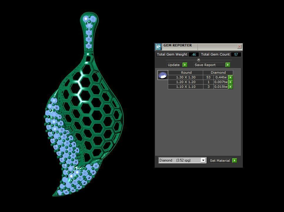 fashion pendant 3D print model_3