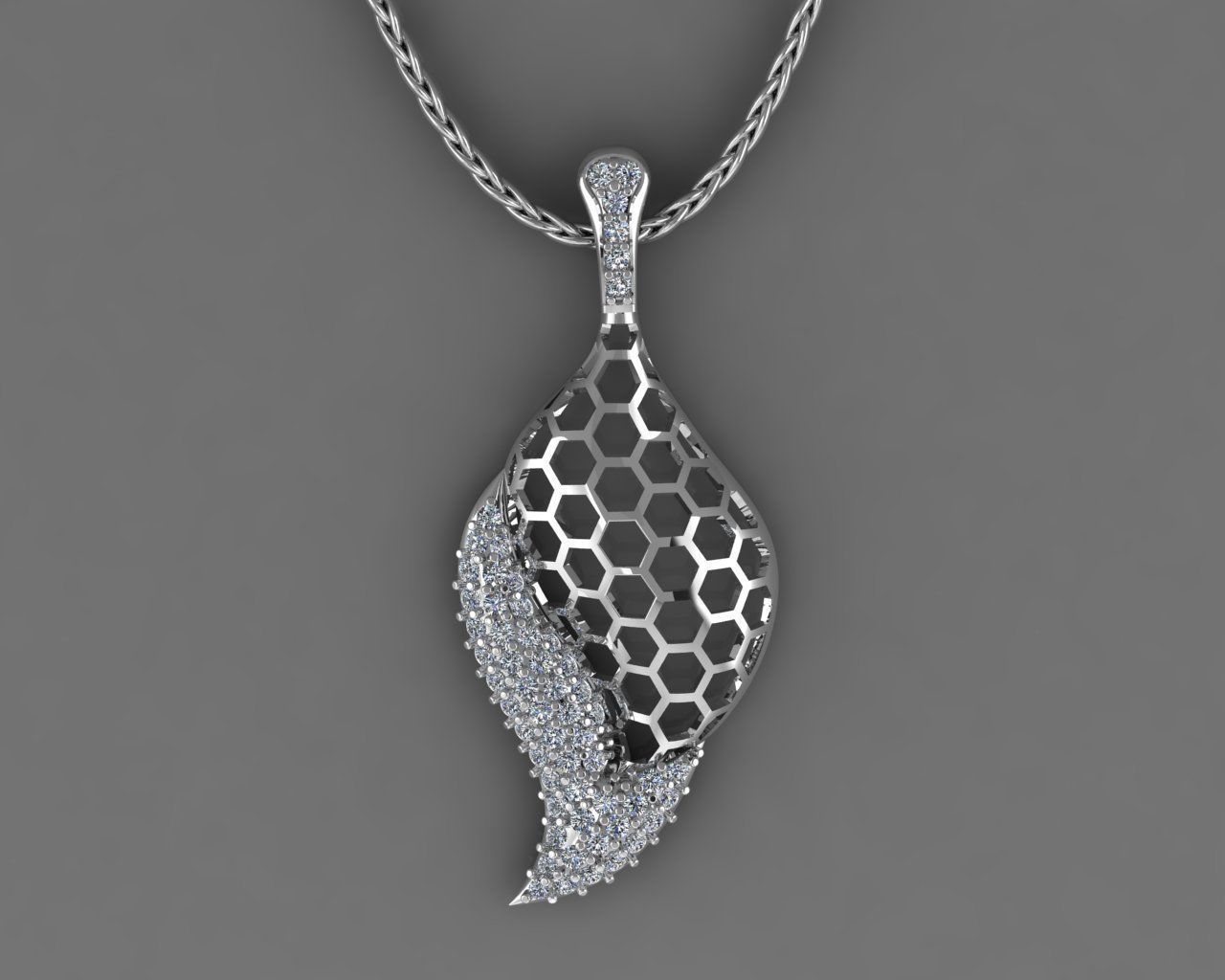 fashion pendant 3D print model_8