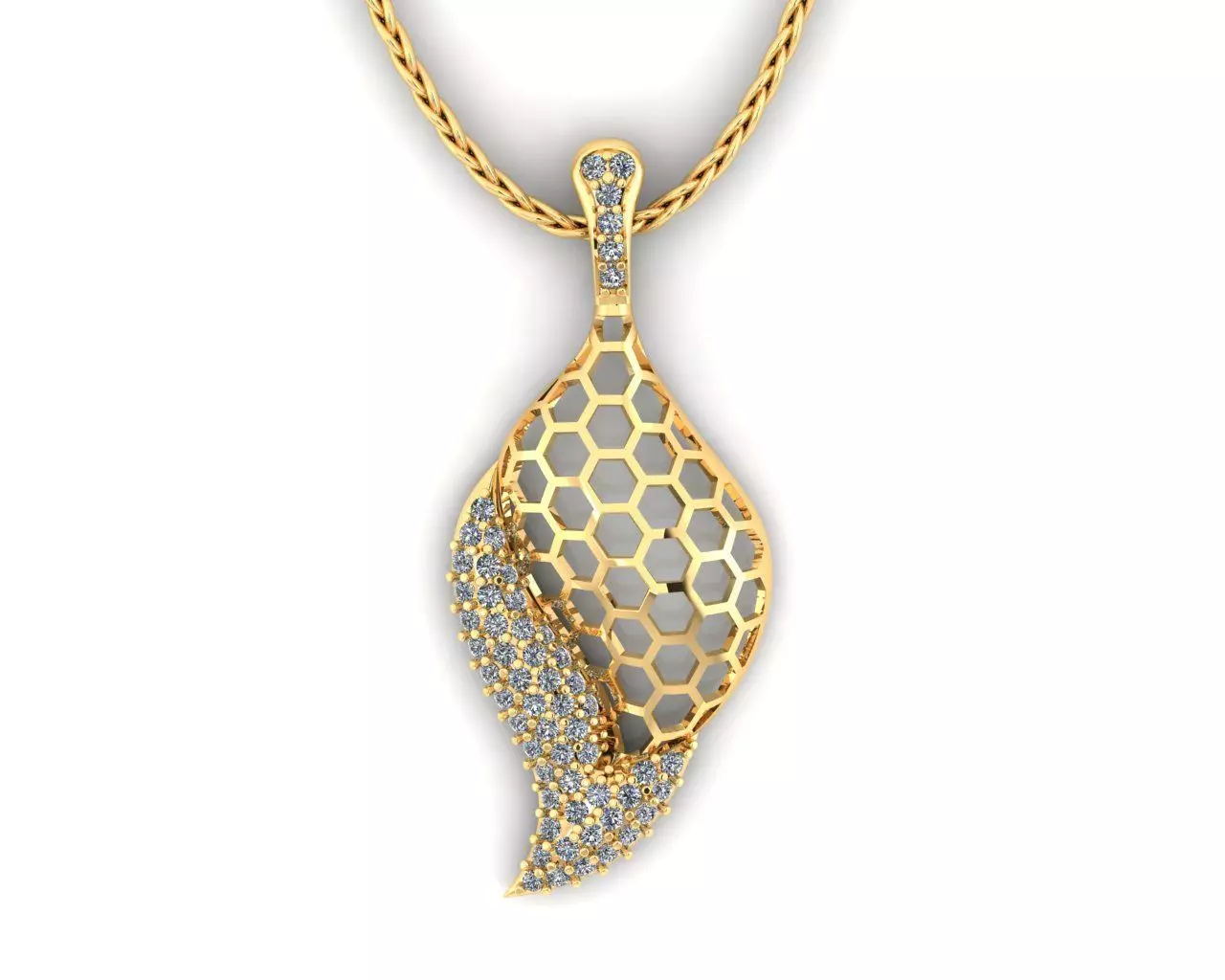 fashion pendant 3D print model_0