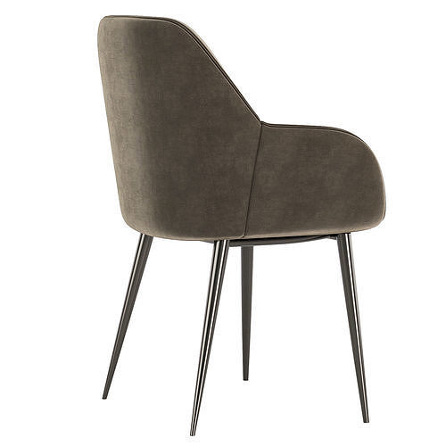 Vergaderstoel Konna chair 3D model 6