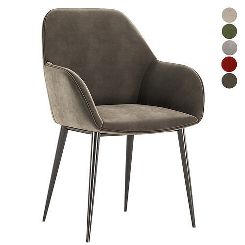 Vergaderstoel Konna chair 3D model 3