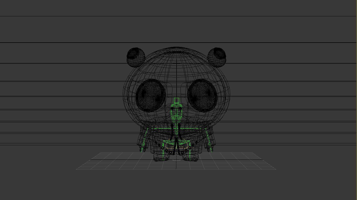 Cute Alien 3D model_5