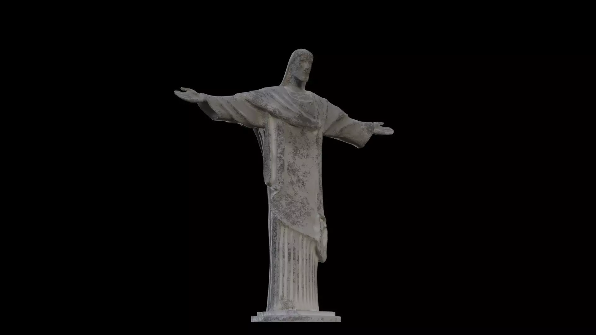 CHRIST THE REDEEMER STATUE 3D model_0