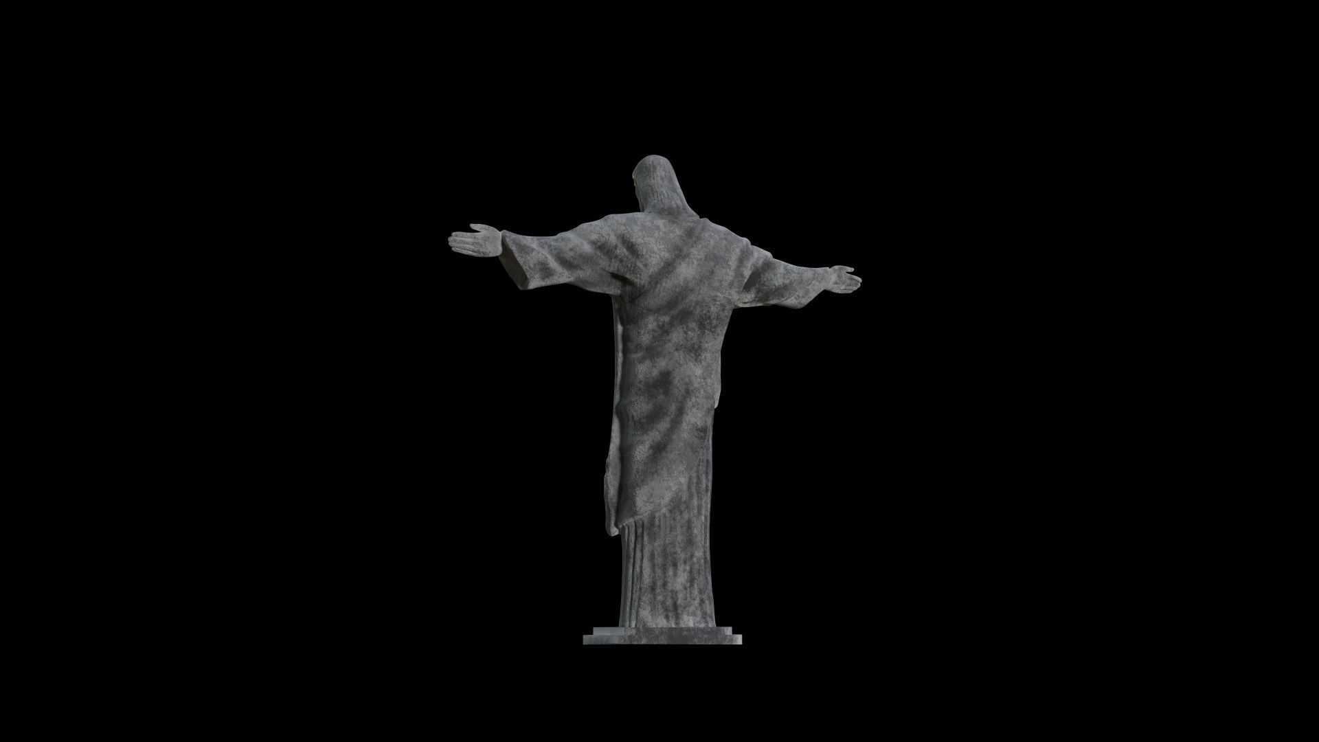 CHRIST THE REDEEMER STATUE 3D model_2