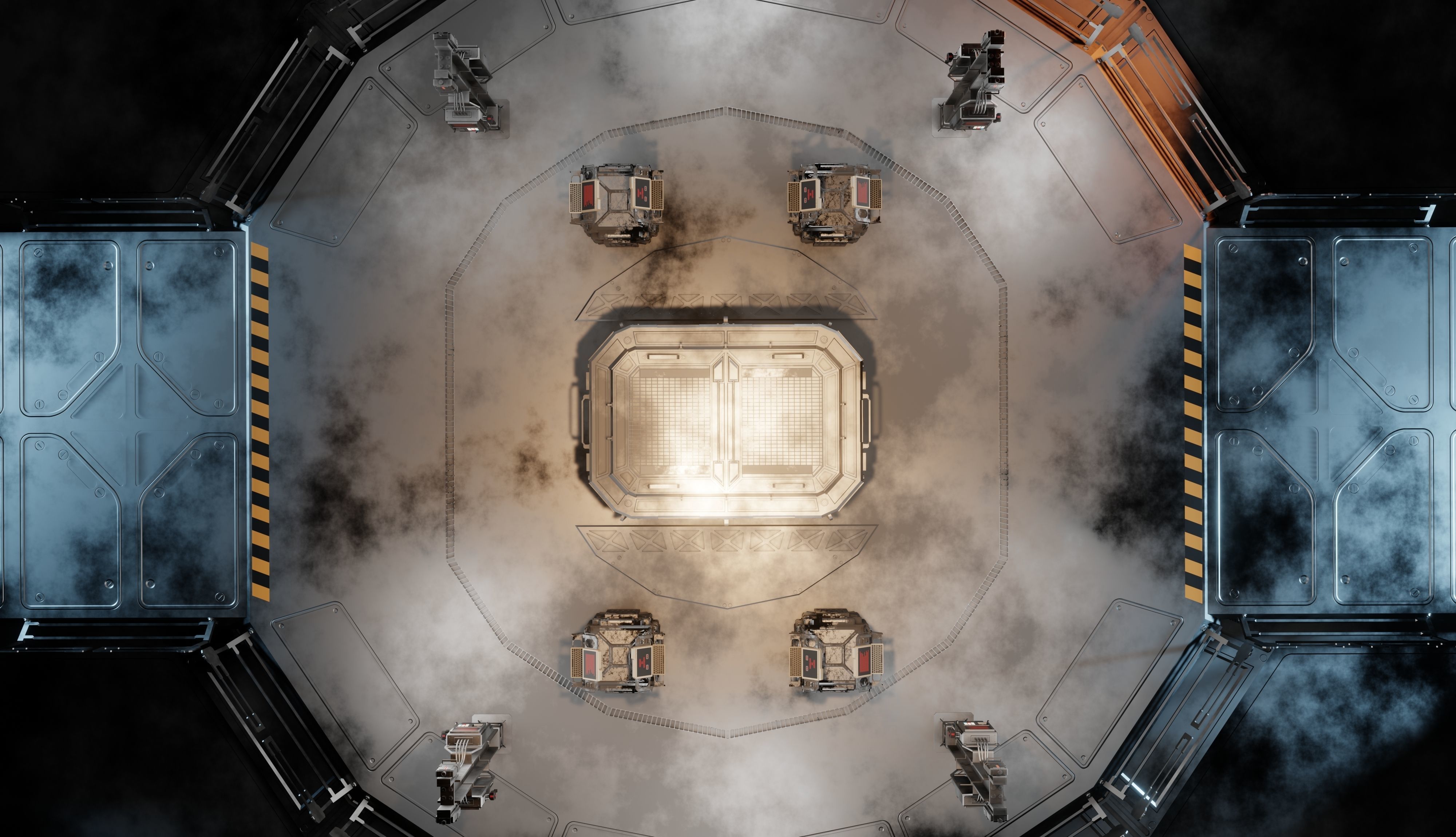 Computer control center 3D model 3D model_6