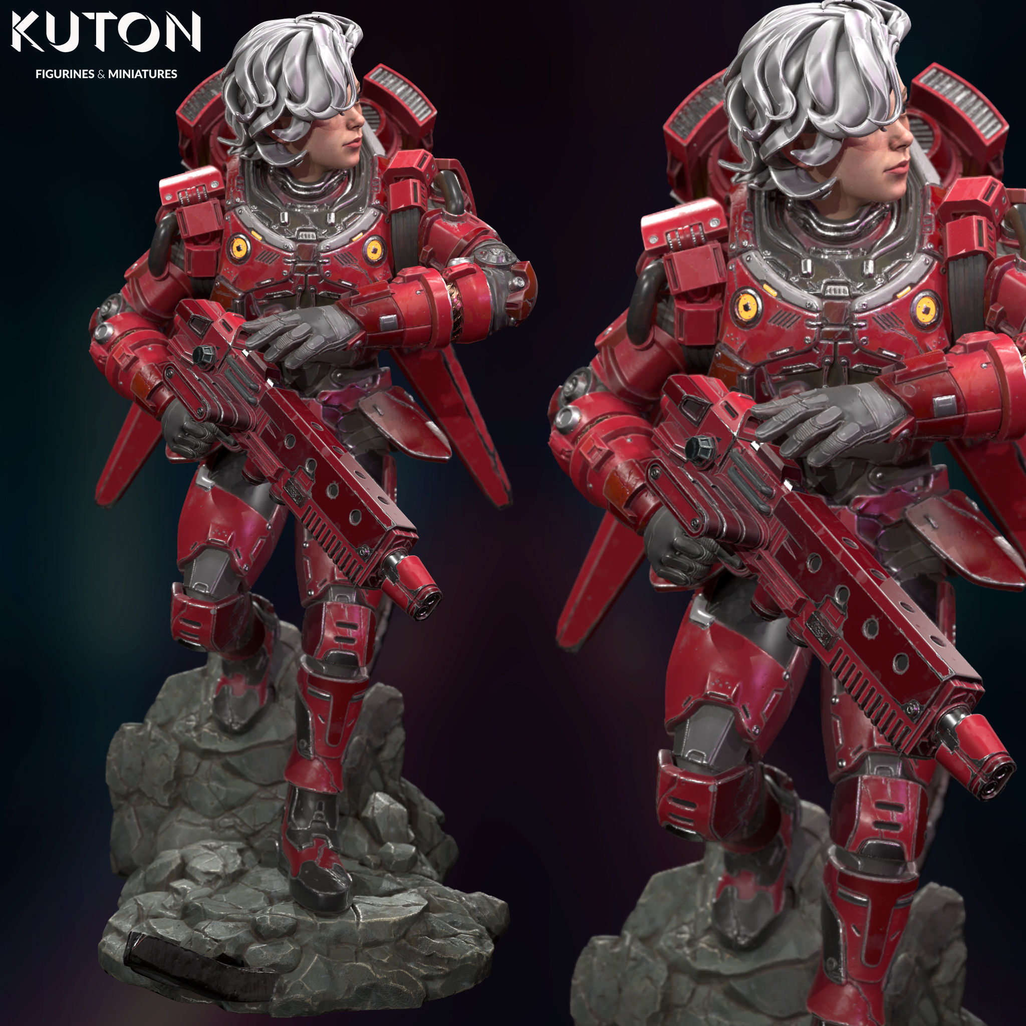 Captain Lily 3D print model_3