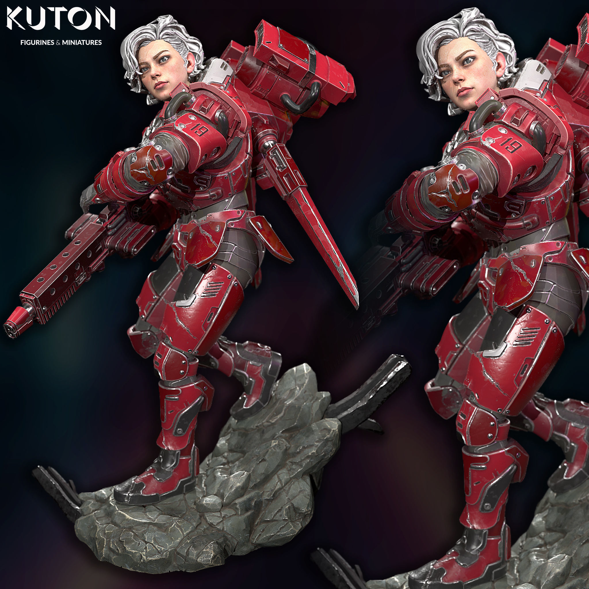 Captain Lily 3D print model_2