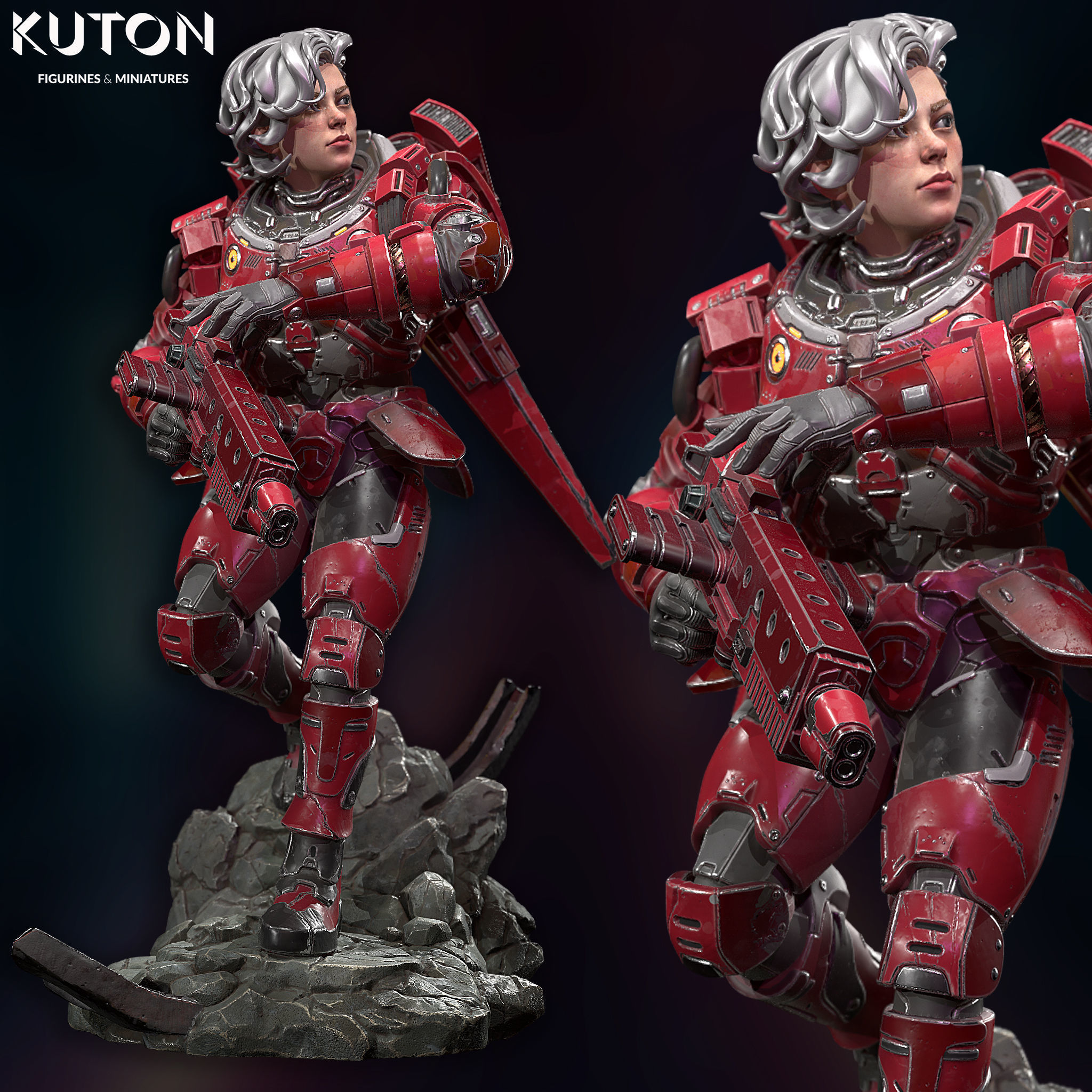 Captain Lily 3D print model_1