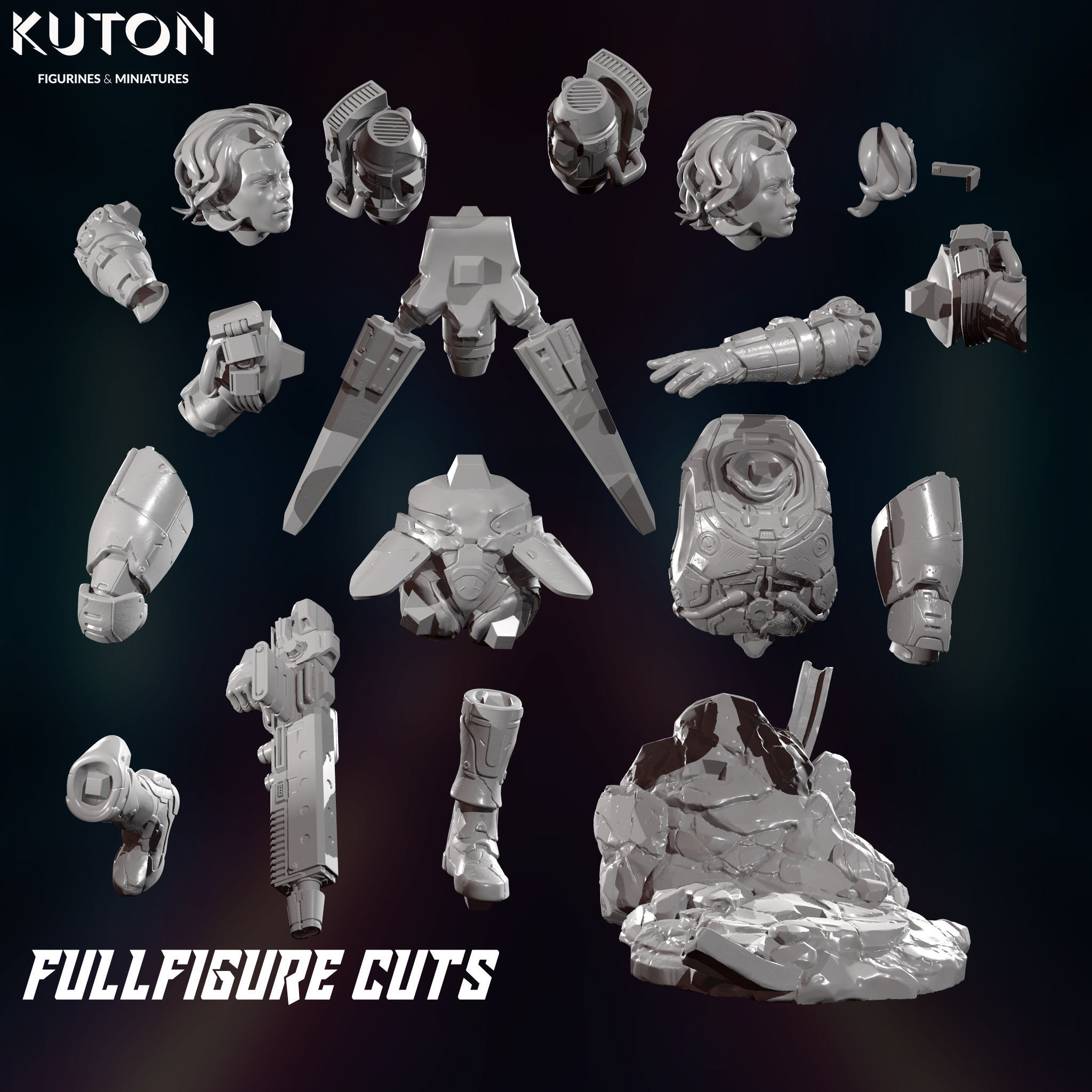 Captain Lily 3D print model_7