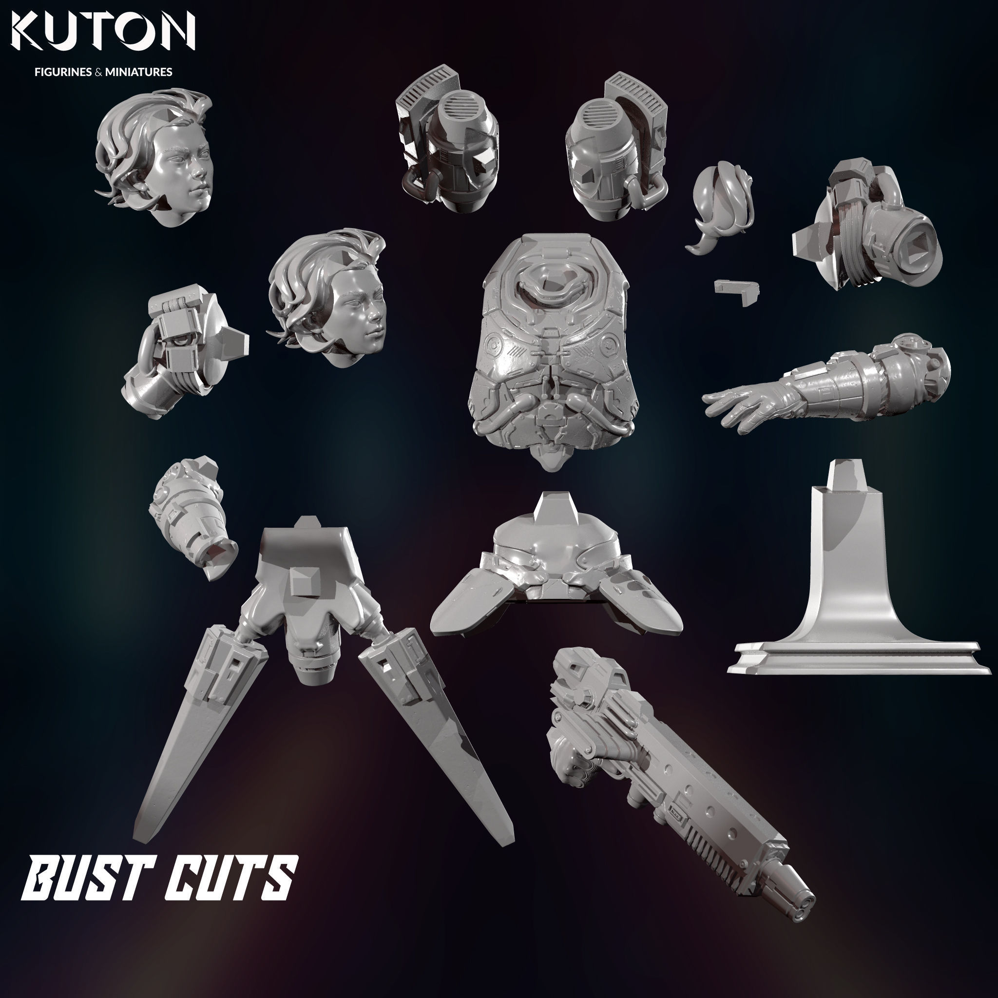 Captain Lily 3D print model_6