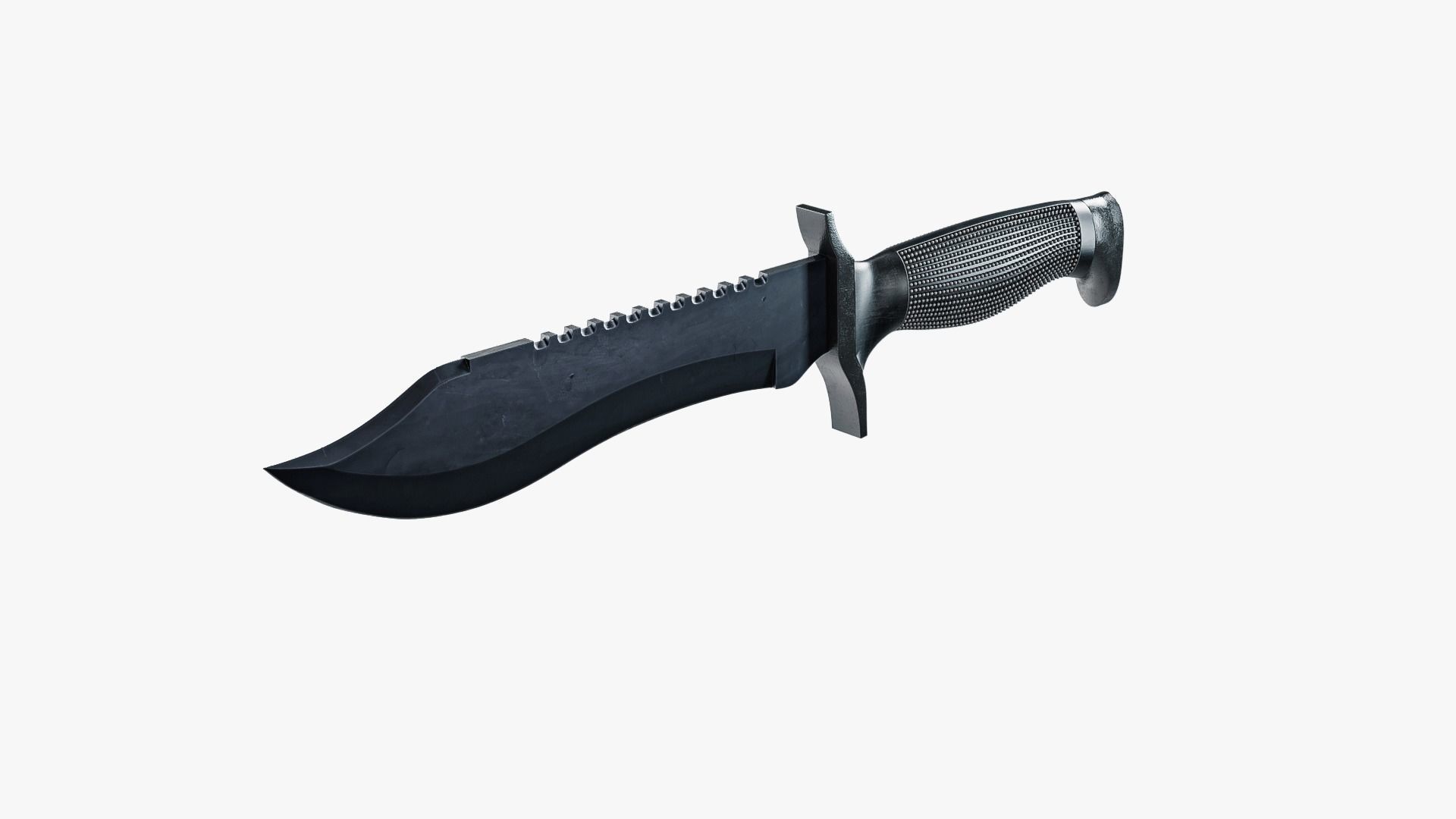 Fixed Knife 3D model_3
