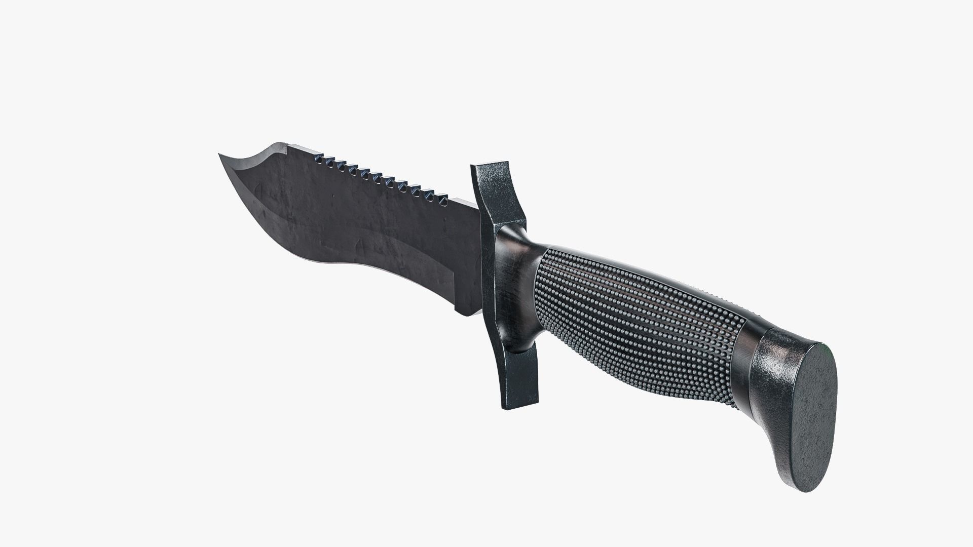 Fixed Knife 3D model_5