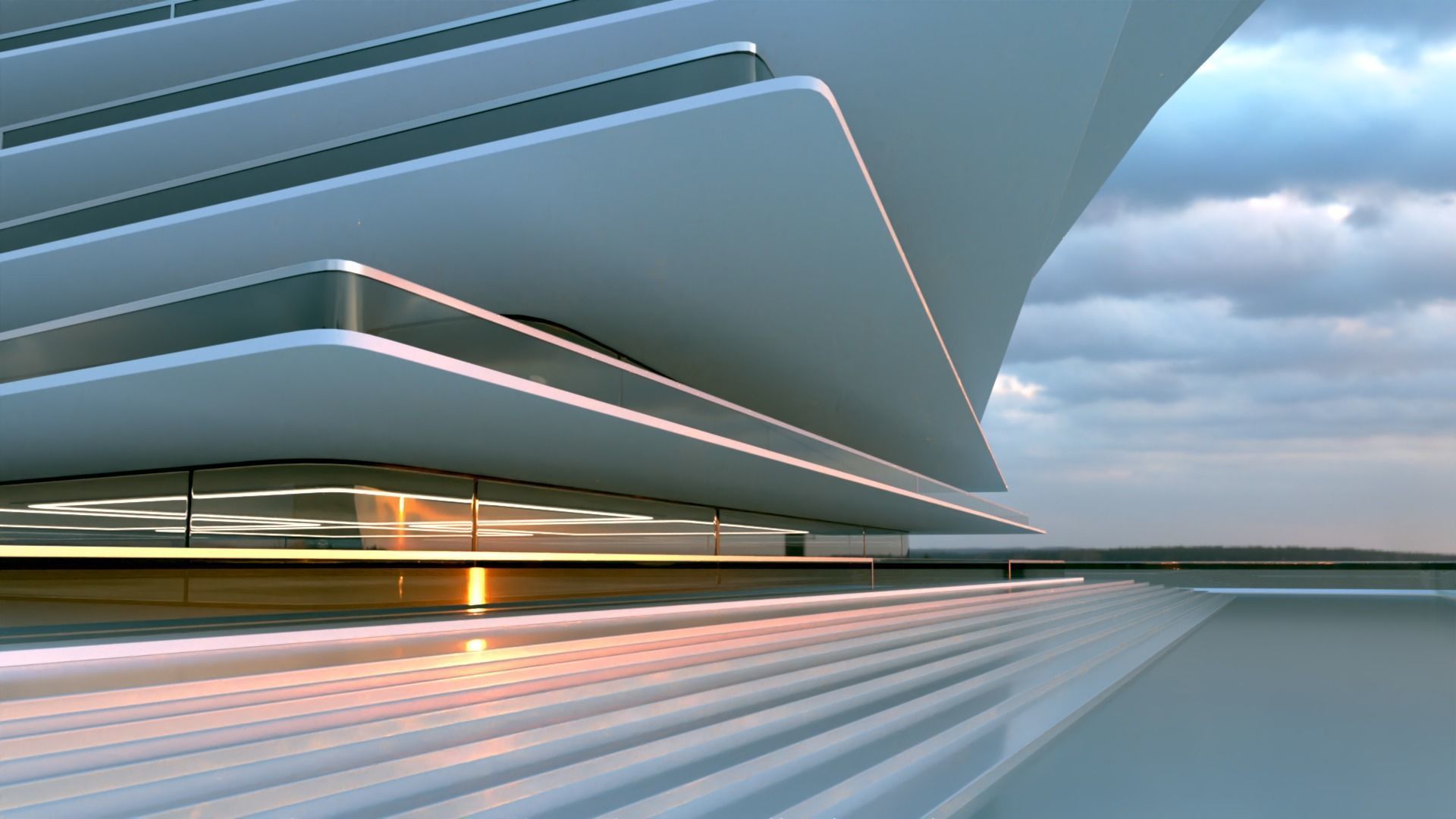 Futuristic Building Concept V2-02 3D model_11