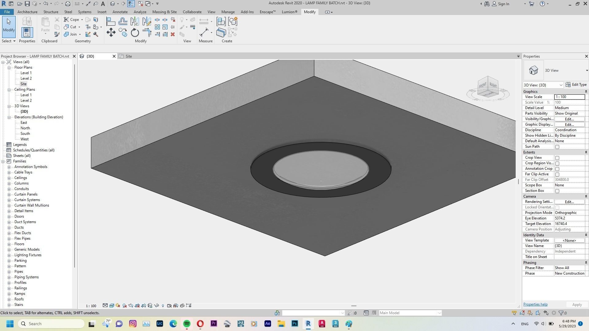 Lamp - Case - Hanging - Chandelier - Revit Family Interior 3D model_18