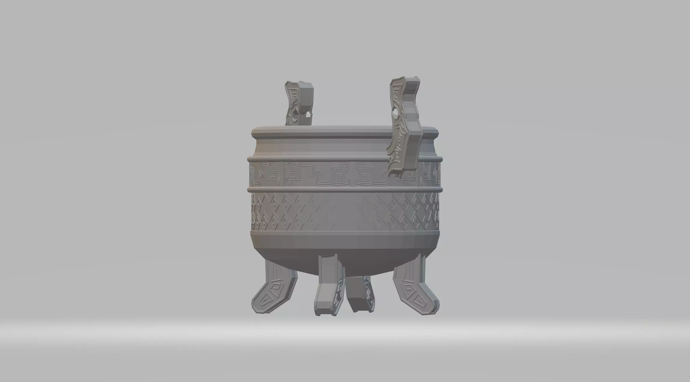 Chinese Ding Furnace Incense 3D print model