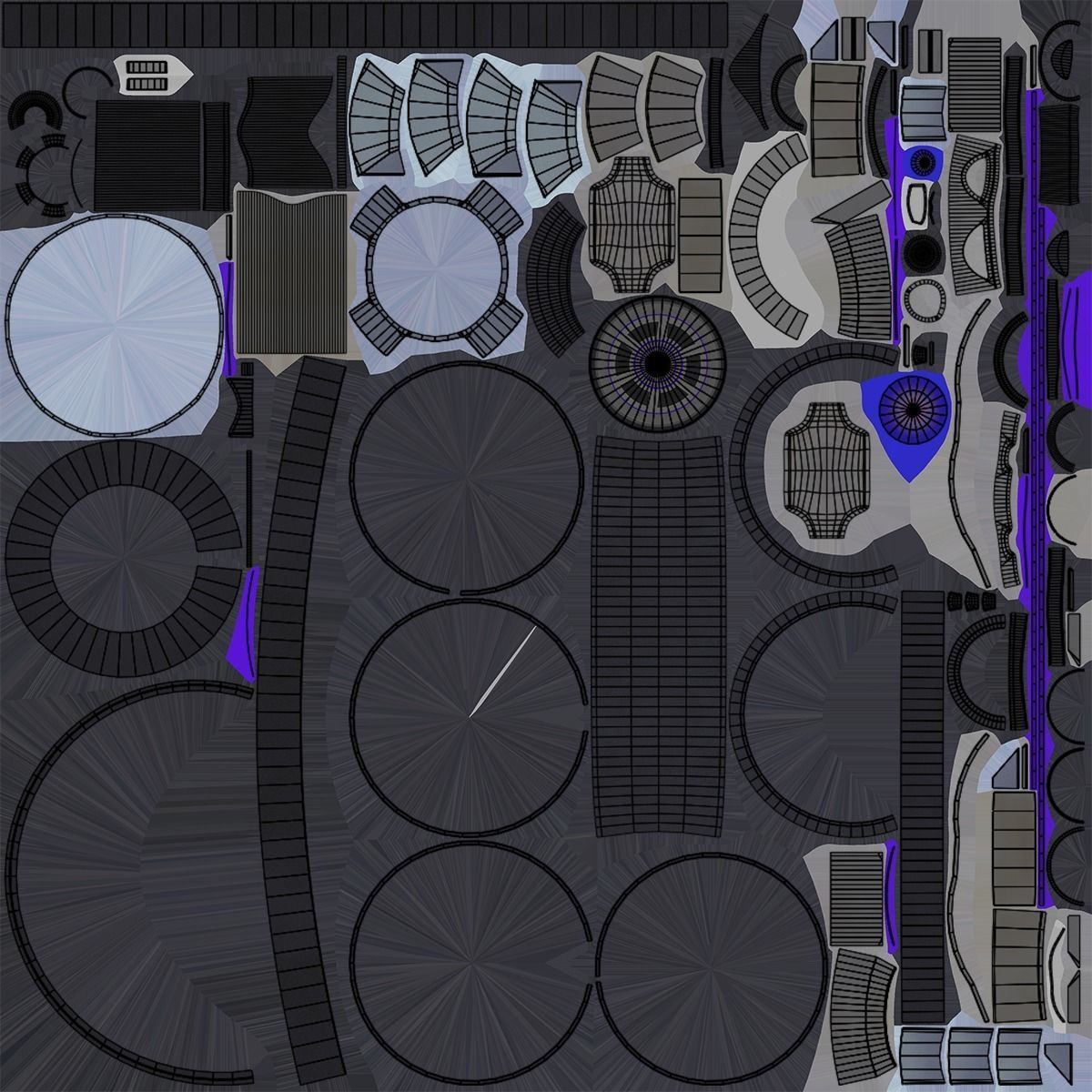 Sci-Fi Hammer 10 All PBR Unity UE Textures Included Low-poly 3D model_30