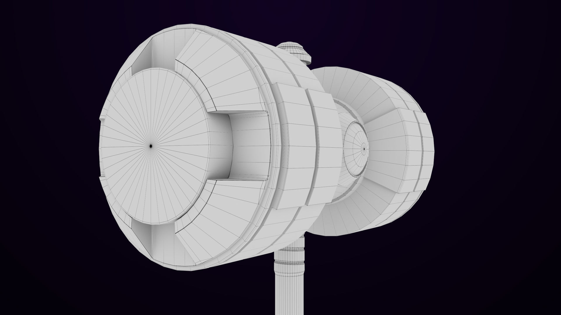 Sci-Fi Hammer 10 All PBR Unity UE Textures Included Low-poly 3D model_23