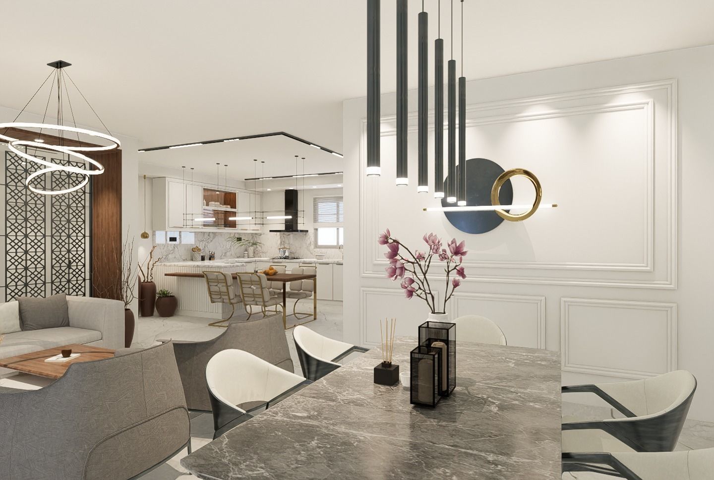 Kitchen design 3D model_15