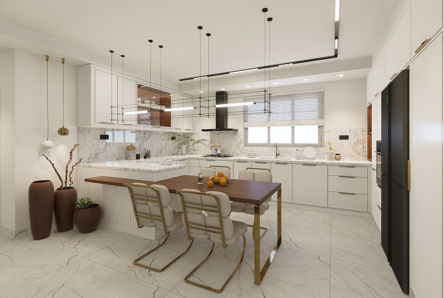 Kitchen design 3D model_11