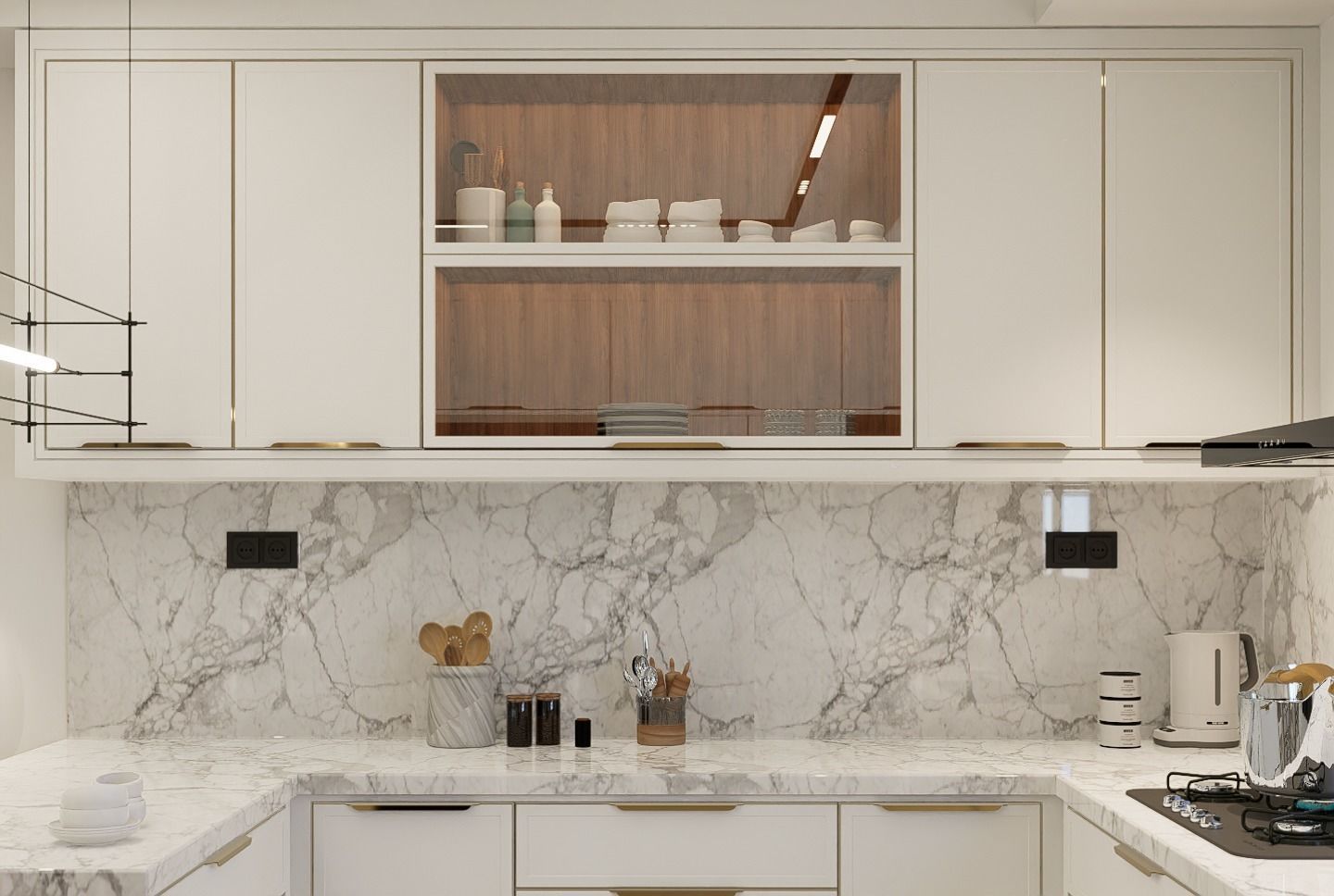 Kitchen design 3D model_6