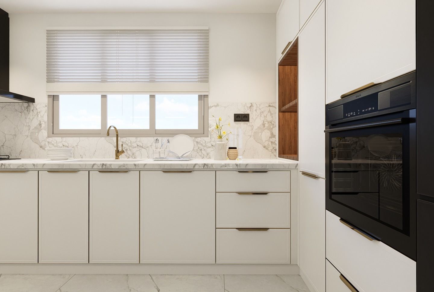 Kitchen design 3D model_12