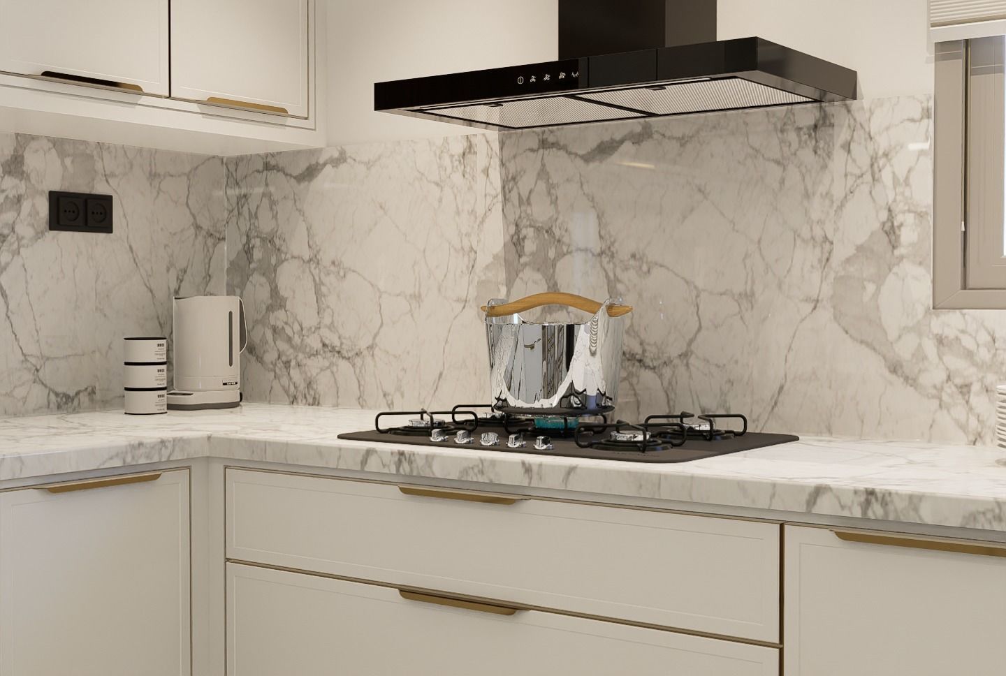 Kitchen design 3D model_3