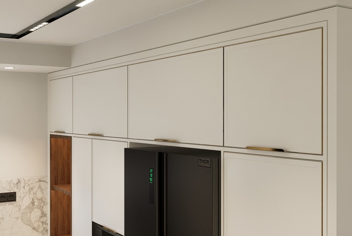 Kitchen design 3D model_10