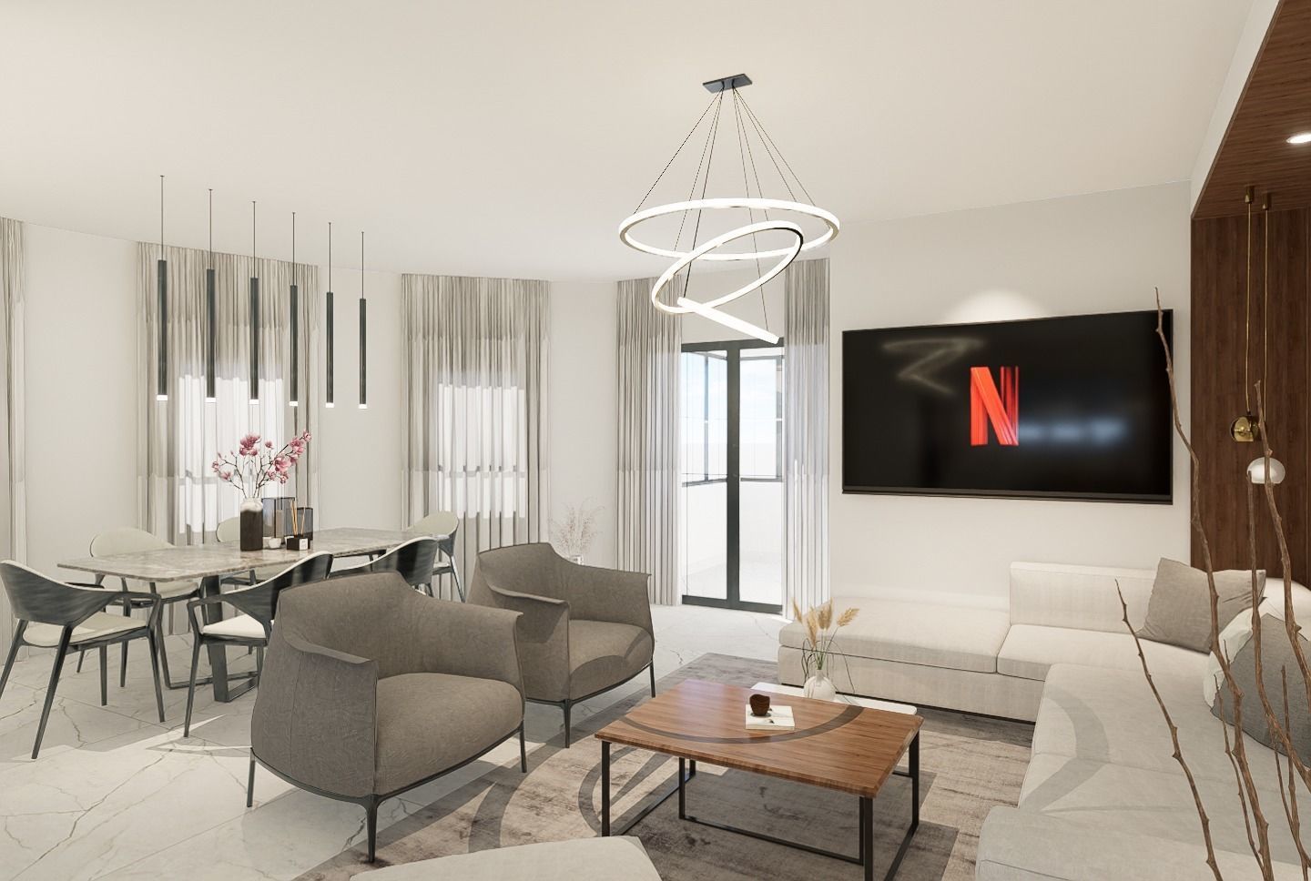 Kitchen design 3D model_16