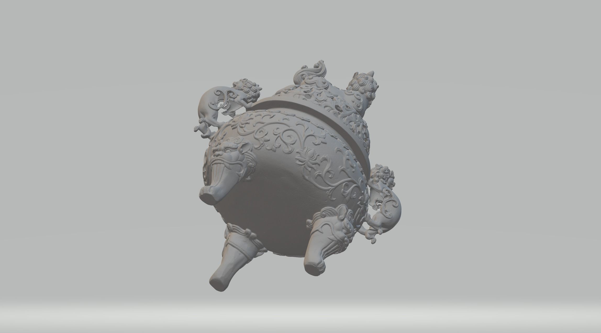 Chinese Ancient Bronze Ware 3D print model_4