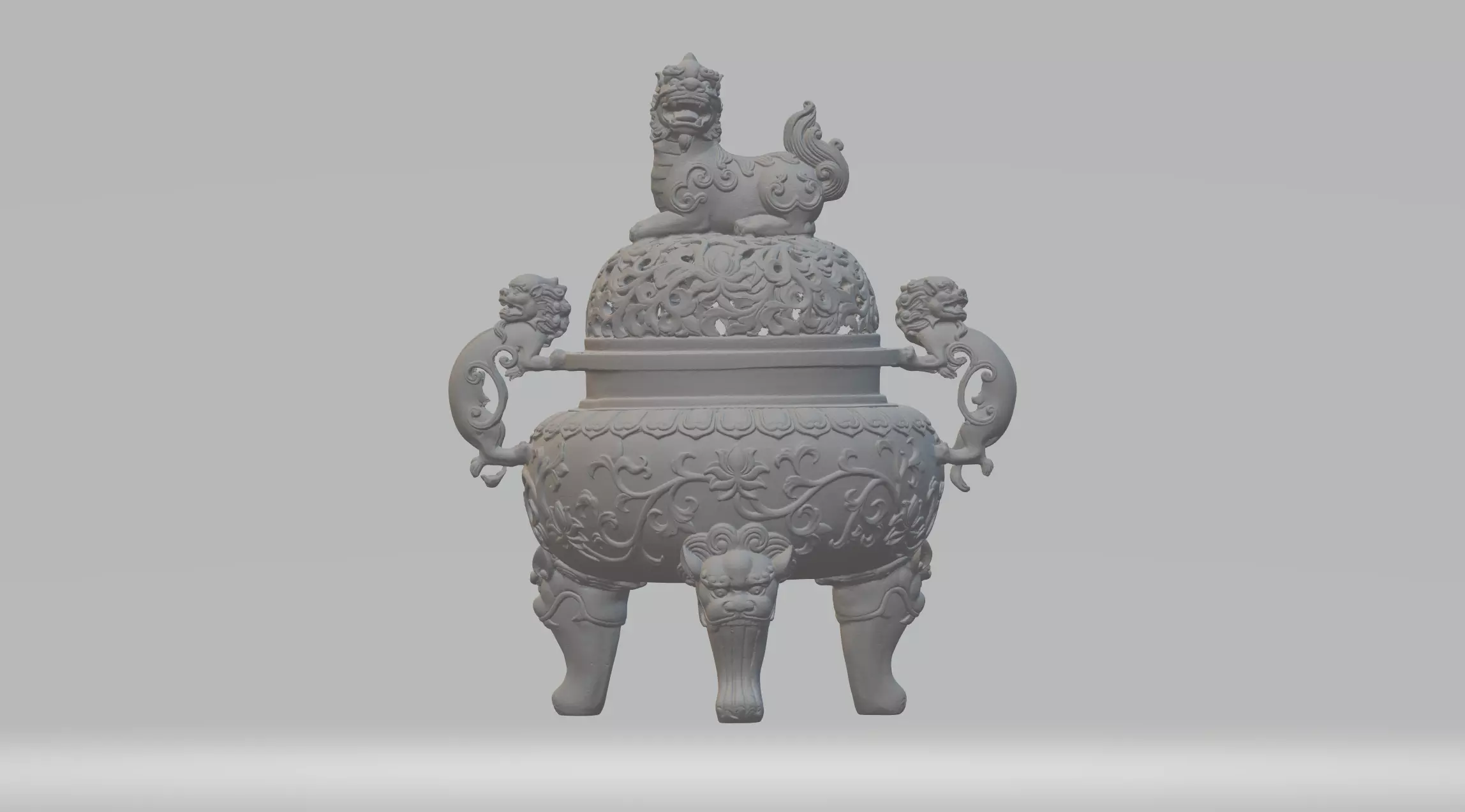 Chinese Ancient Bronze Ware 3D print model_0