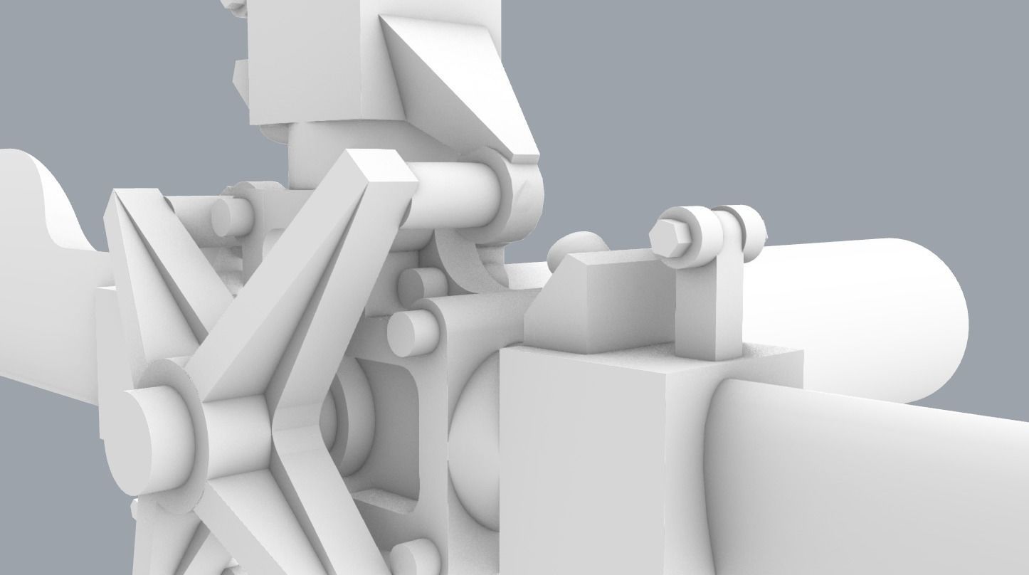 PM Sea King Wessex Tail Rotor 3D print model_6