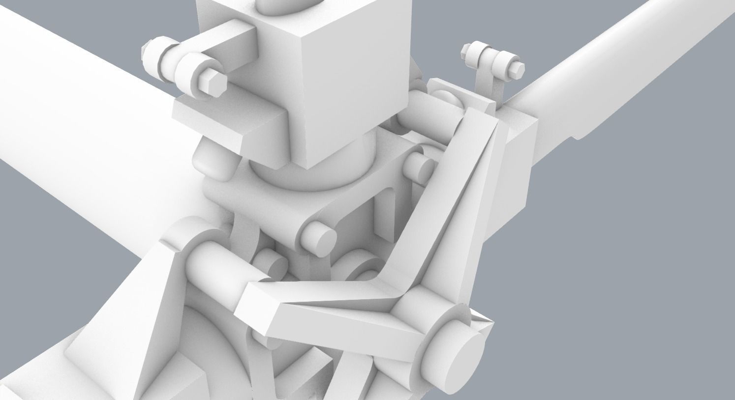 PM Sea King Wessex Tail Rotor 3D print model_7