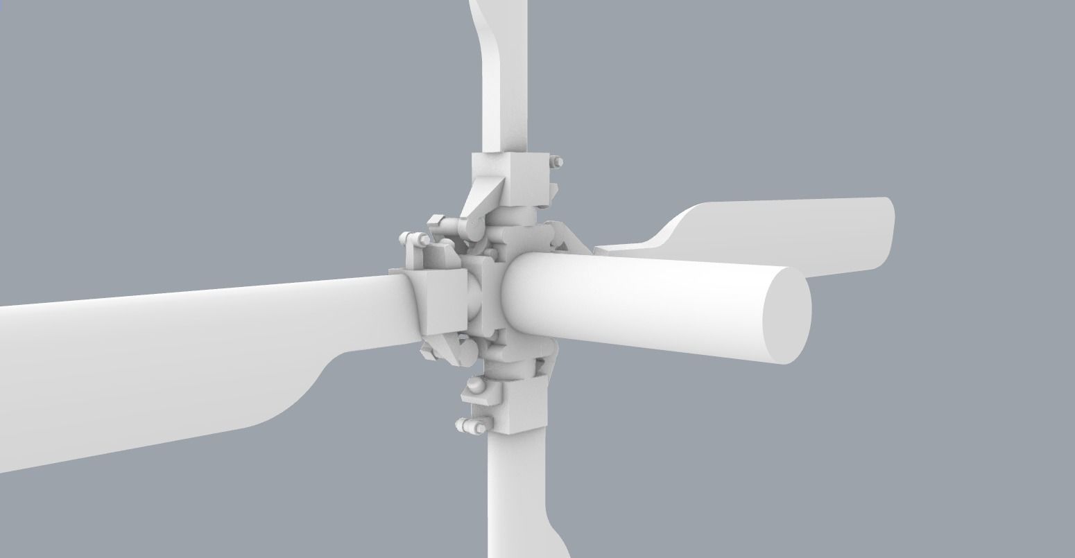 PM Sea King Wessex Tail Rotor 3D print model_2