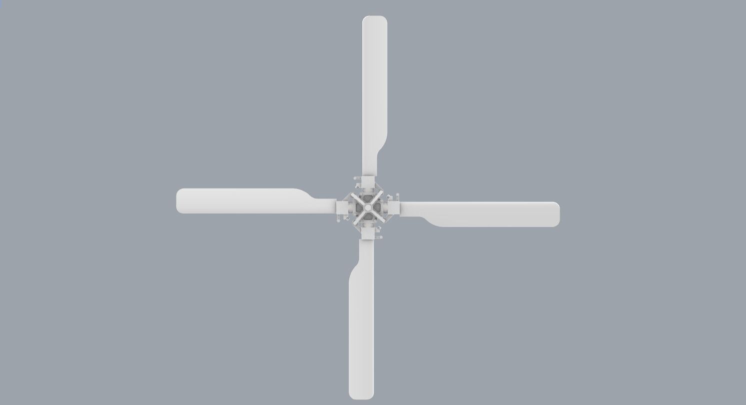 PM Sea King Wessex Tail Rotor 3D print model_11